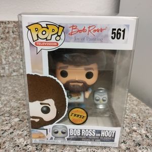 (VAULTED) Bob Ross and Hoot #561 Limited Chase Edition (Pop Protected)